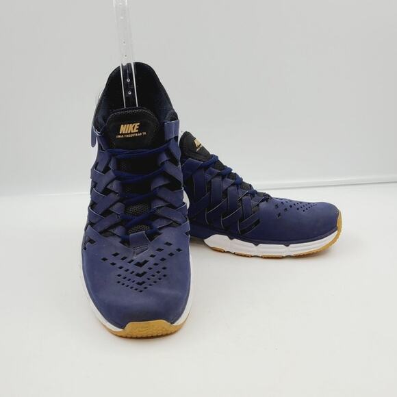 Nike Lunarlon Fingertrap TR Navy, Lunar Running, Men's Size 12 - Picture 1 of 7